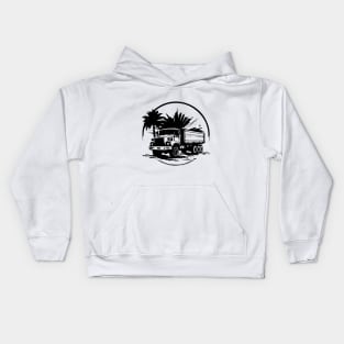 vintage heavy truck Kids Hoodie